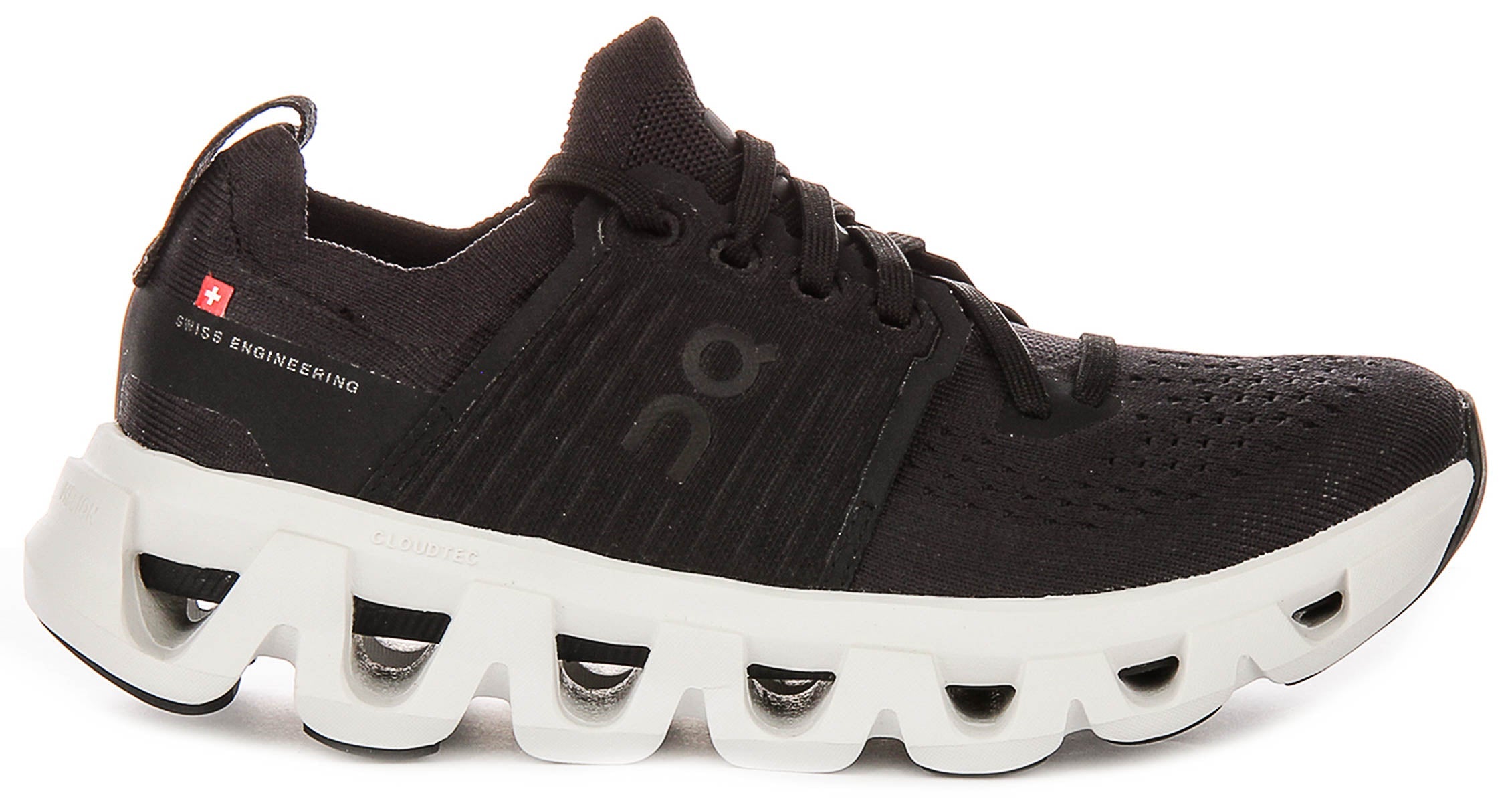 On Running Cloudswift 4 In Black White For Women