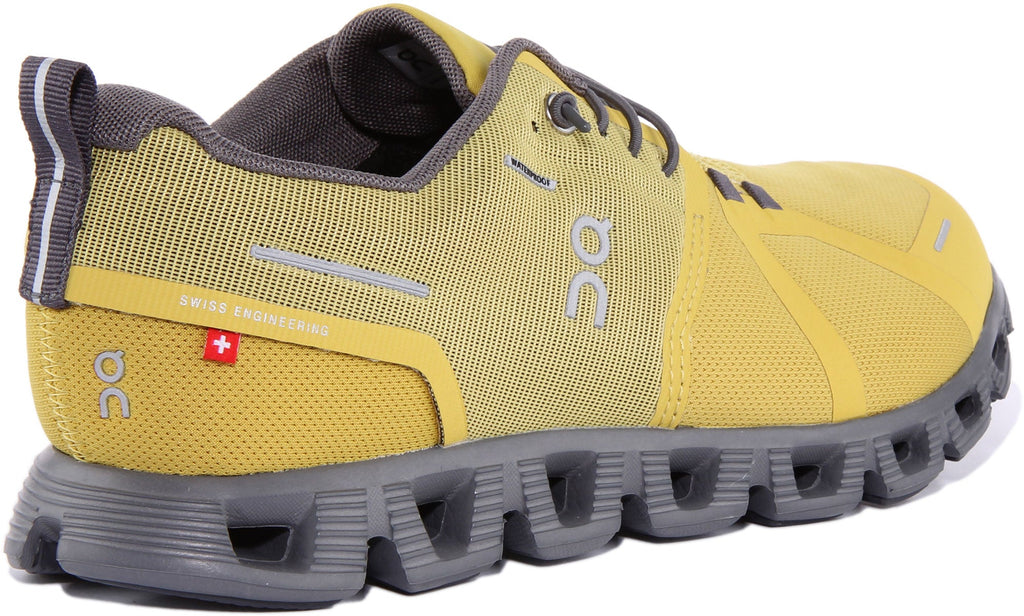On Running Cloud 5 Waterproof In Mustard For Men