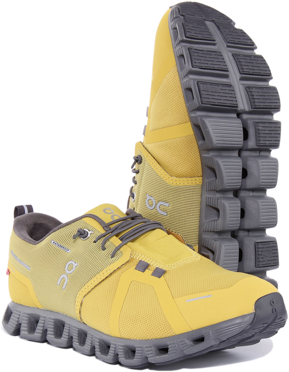 On Running Cloud 5 Waterproof In Mustard For Men