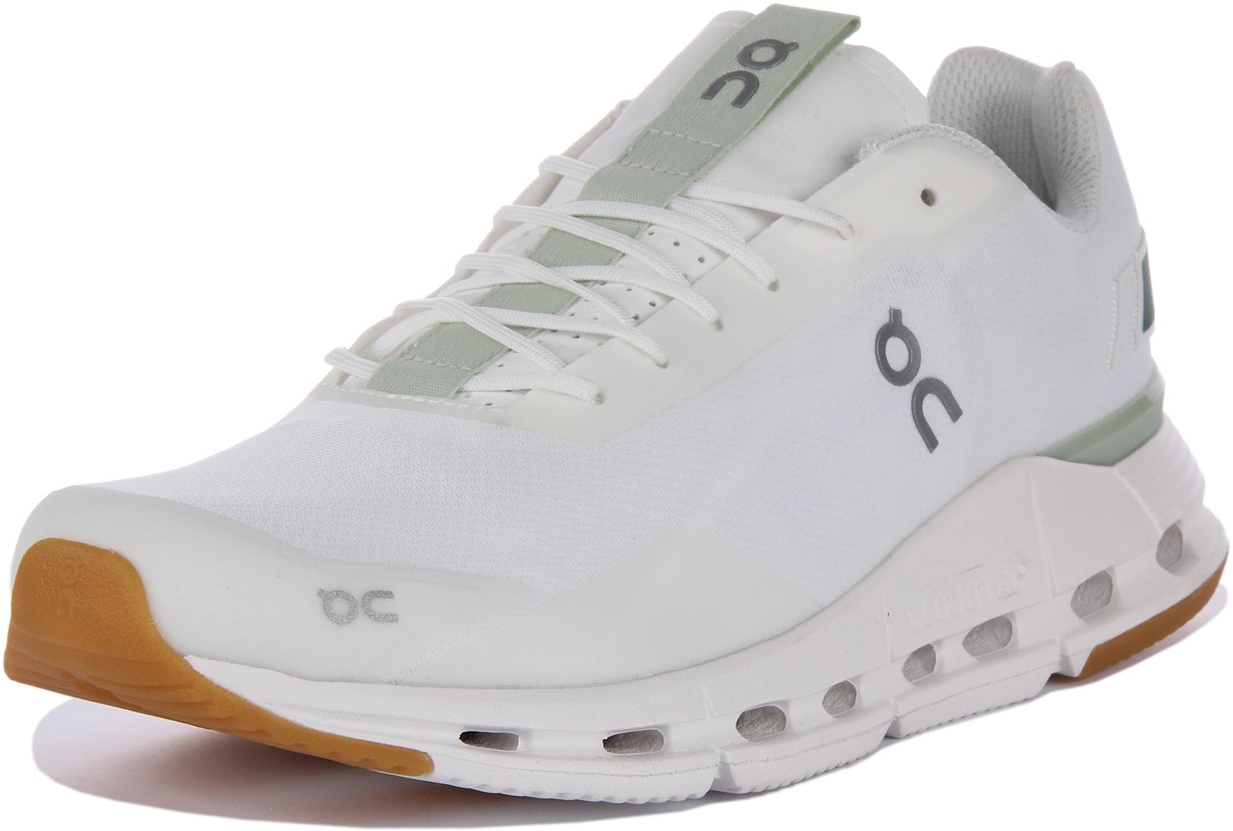 On Running Cloudnova Form In White Green For Men