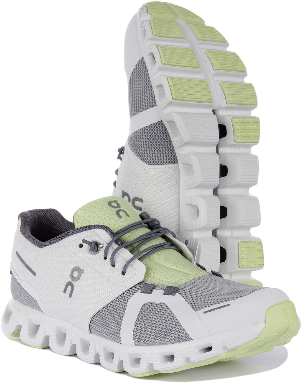 On Running Cloud 5 Push In White Grey For Men
