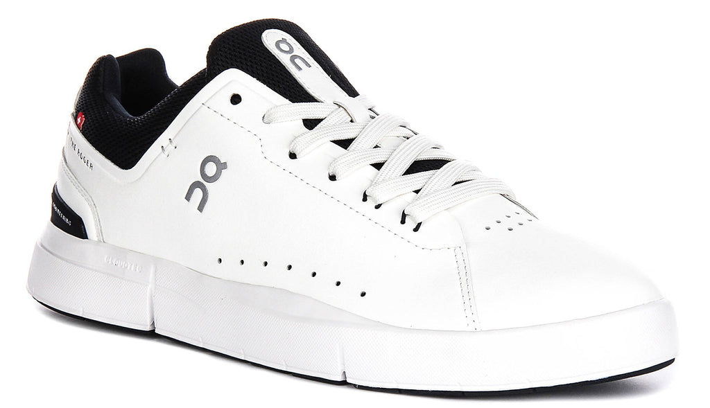 On Running The Roger Adv In White Navy For Men